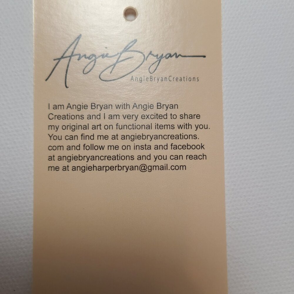 Butterfly Sandstone Coaster created by Angie Bryan of Angie Bryan Creations - Picture 4 of 6